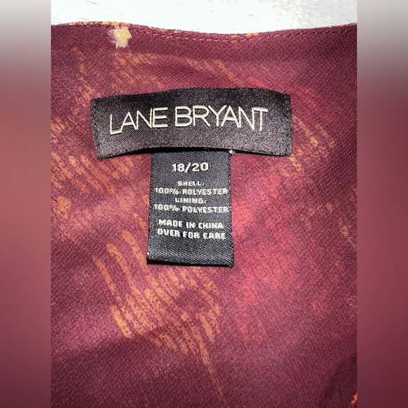 Lane Bryant Plus Size Faux Wrap V neck Tunic Blouse/ Dress Size 18/20 - Picture 6 of 10